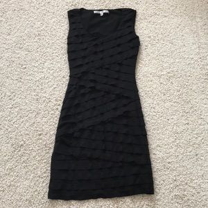 Max Studio Black Ruffle Dress Size XS